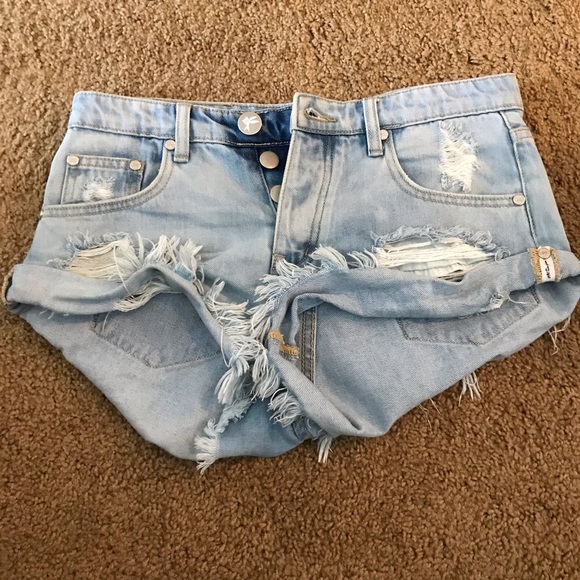 One Teaspoon Pants - One teaspoon denim shorts